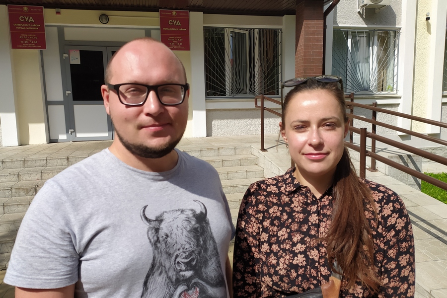 Аляксандр Сідарэўскі і Аліна Скрабунова