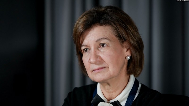 Прадстаўніца АБСЭ па свабодзе СМІ Тэрэза Рыбэйру падчас інтэрвію беларускай службе Радыё Свабода. Вільня, 10 лістапада 2023