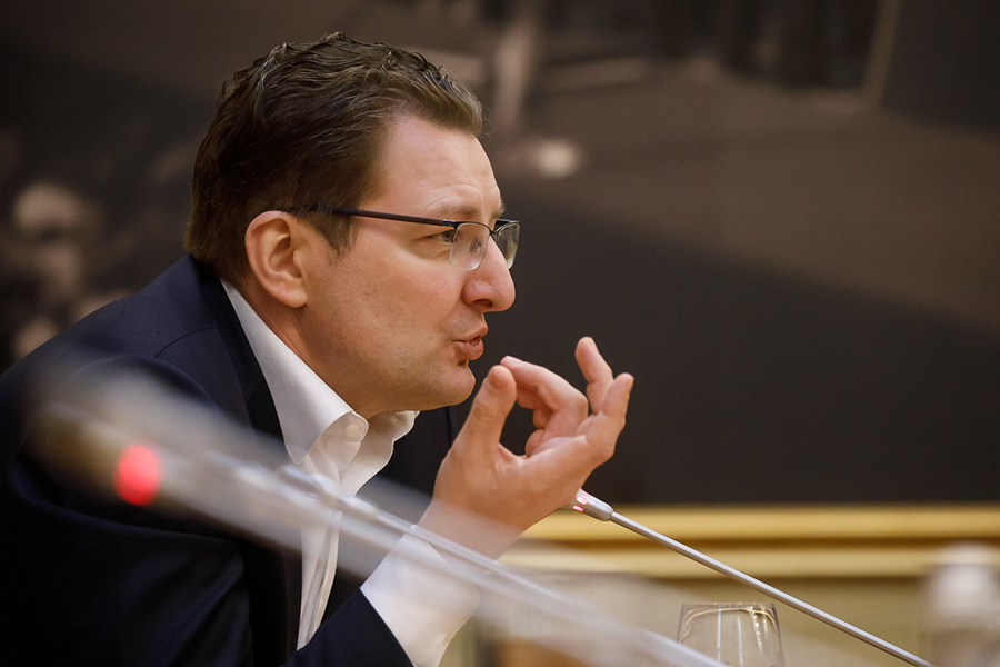 Дайнюс Радзявічус. Снежань, 2023 года. Фота: БАЖ