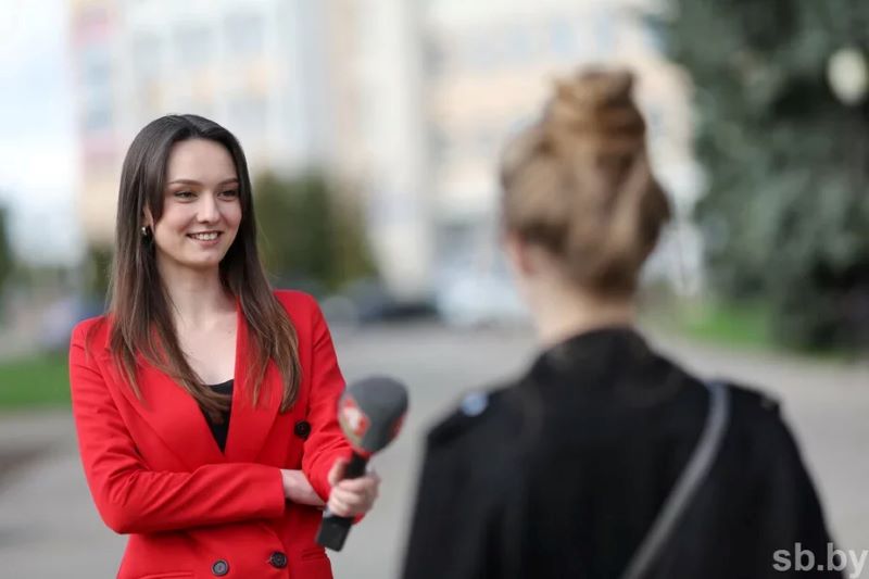 Магілёўская прапагандыстка Віталіна Петрусевіч. Фота: sb.by