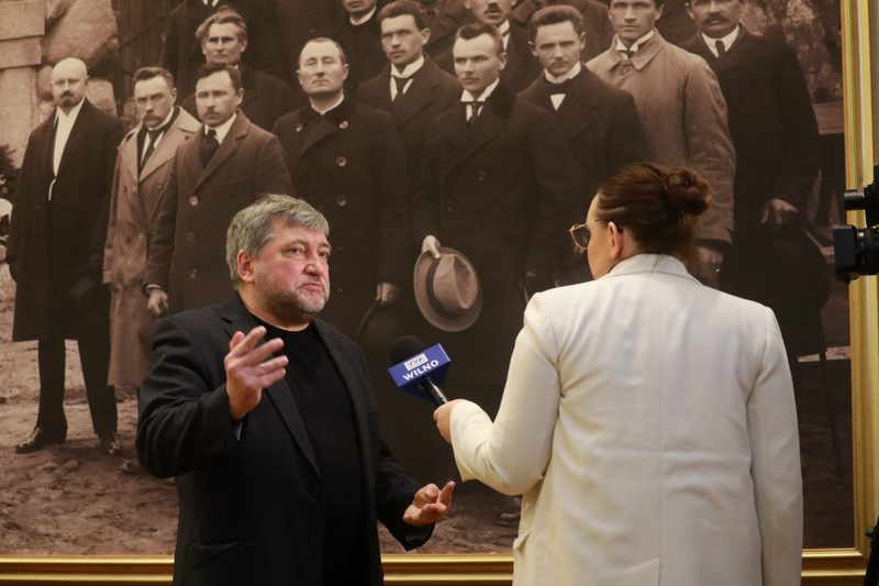 Andrei Bastunets during the forum on December 7, 2023. Photo: Belarusian Association of Journalists