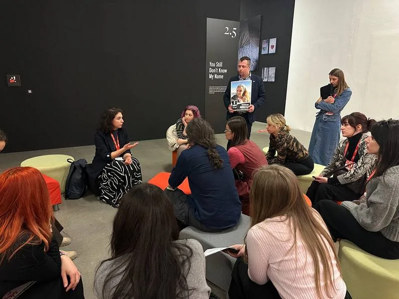 Director Mara Tamkovich meets with viewers at VOICES Festival Zagreb